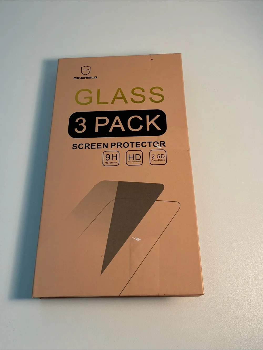 Mr.Shield 3-Pack Universal Tempered Glass Screen Protector 9H HD Anti-Scratch